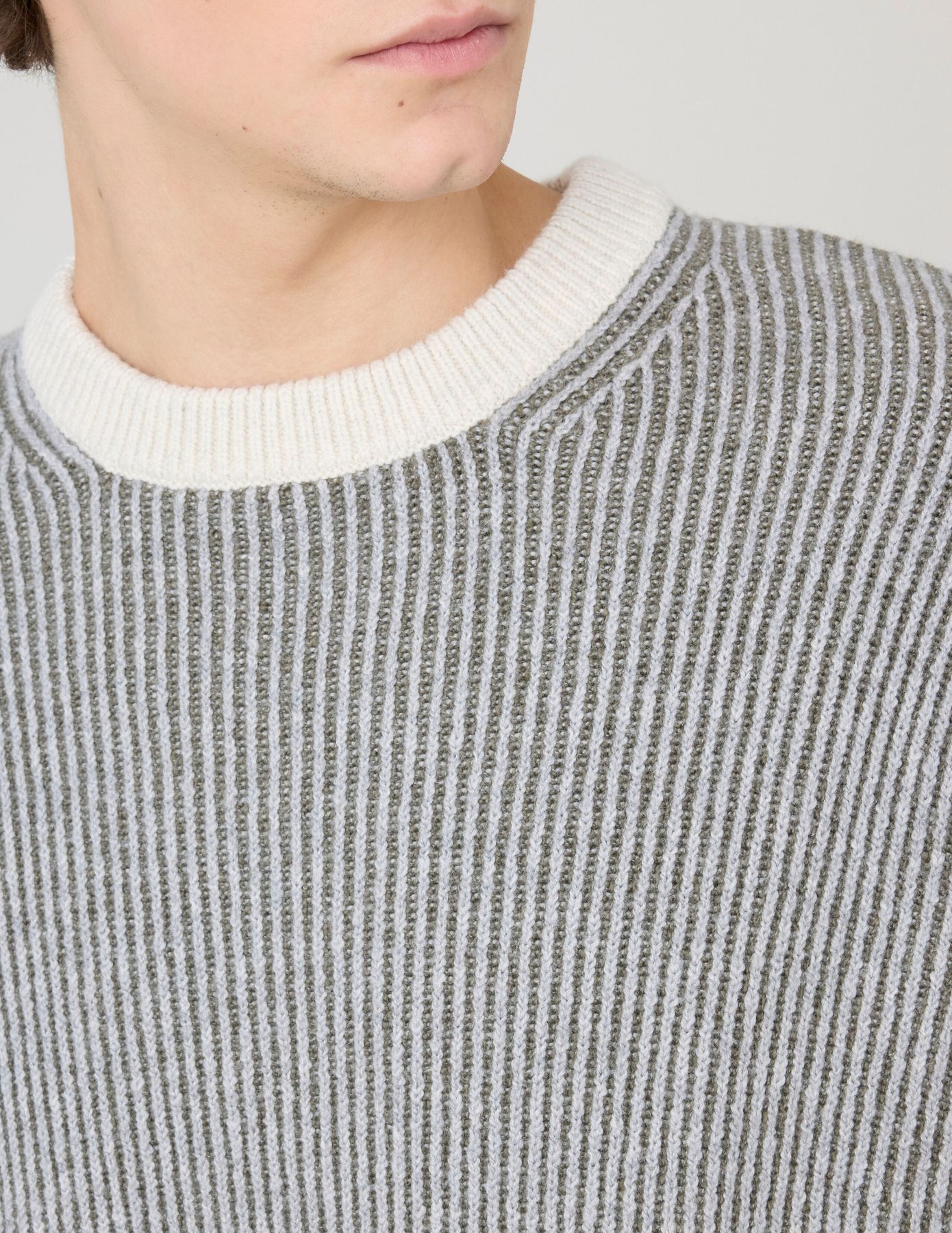 Pull bicolore