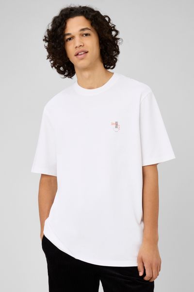 T-shirt imprim&eacute; devant/dos