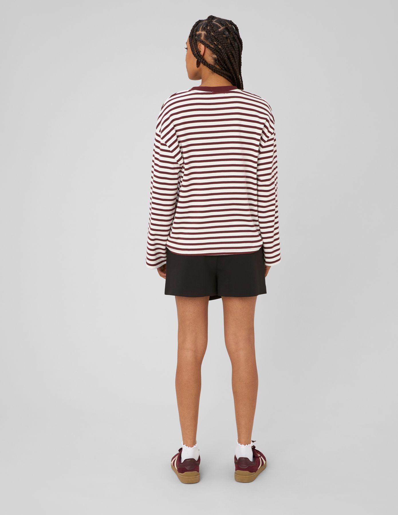 T-shirt manches longues ray&eacute;