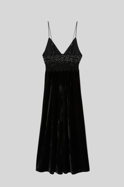 Robe longue fines bretelles