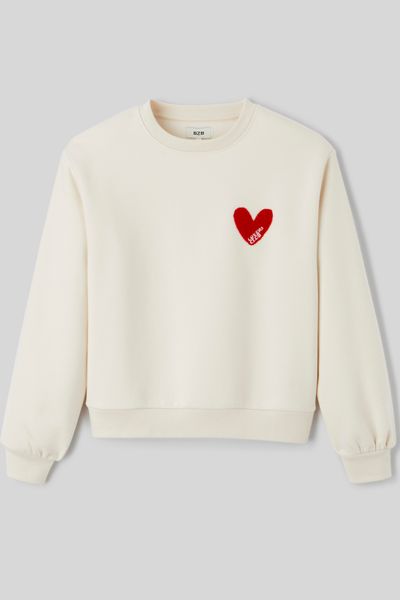 Sweat brodé patch bouclette