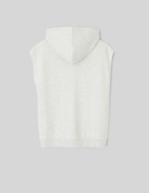 Sweat zippé sans manches