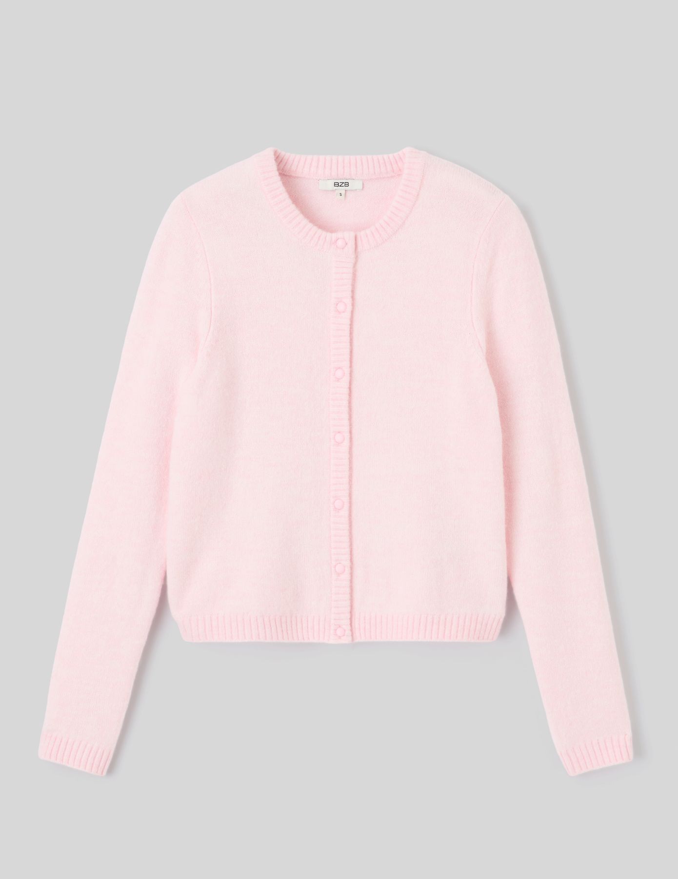 Gilet col rond boutonn&eacute;
