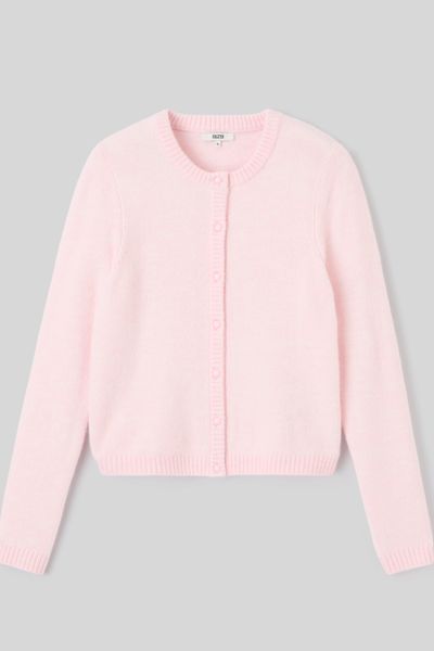 Gilet col rond boutonn&eacute;