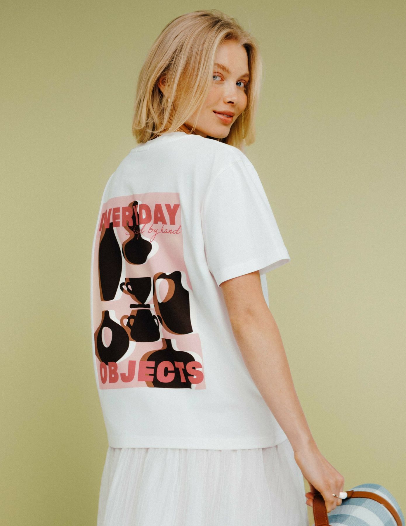 T-shirt imprim&eacute; devant / dos