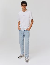 Jean relaxed bleach