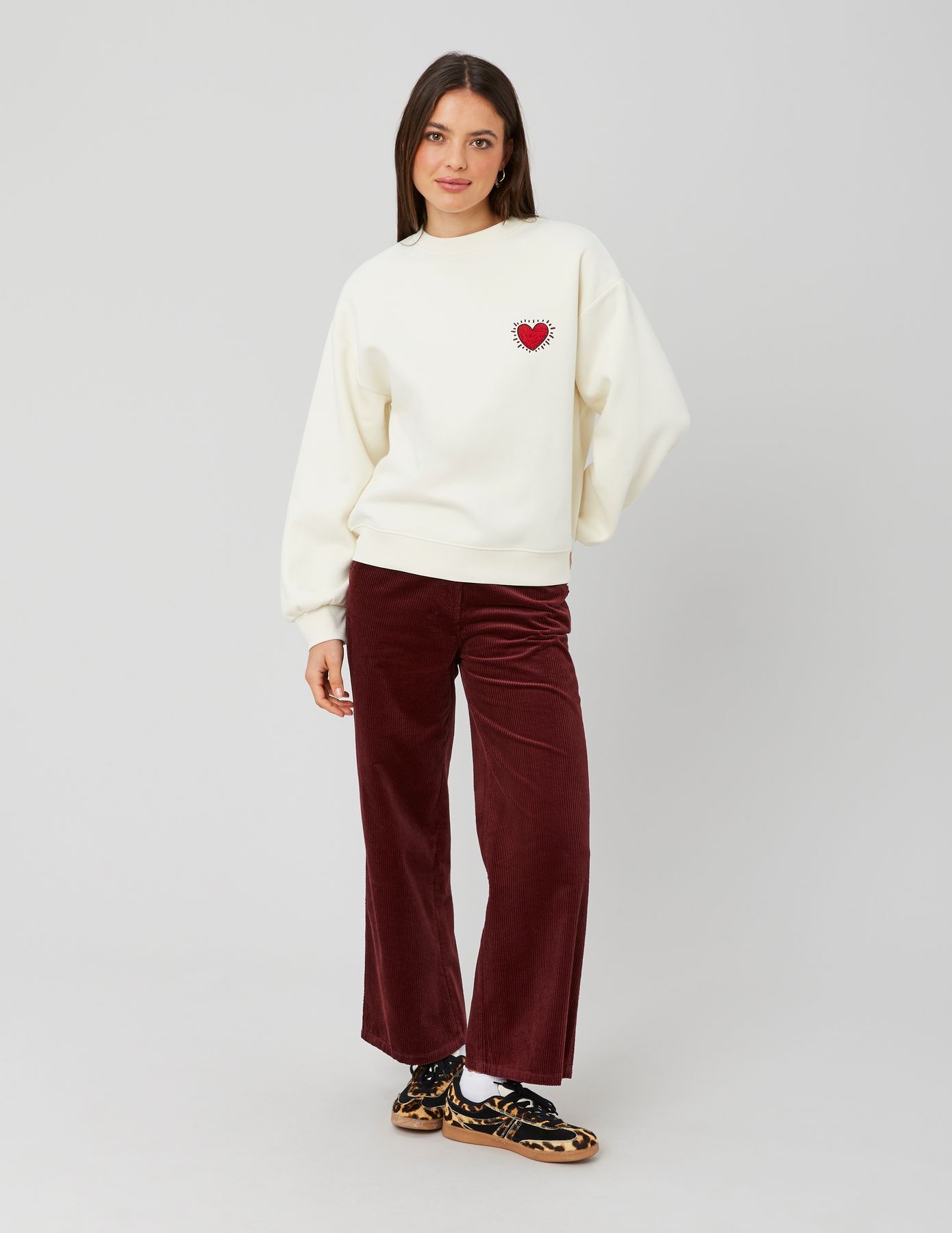 Sweat collab Keith Haring brodé