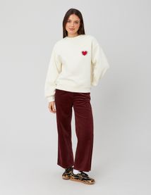 Sweat collab Keith Haring brodé