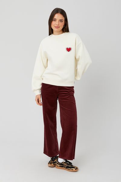 Sweat collab Keith Haring brodé