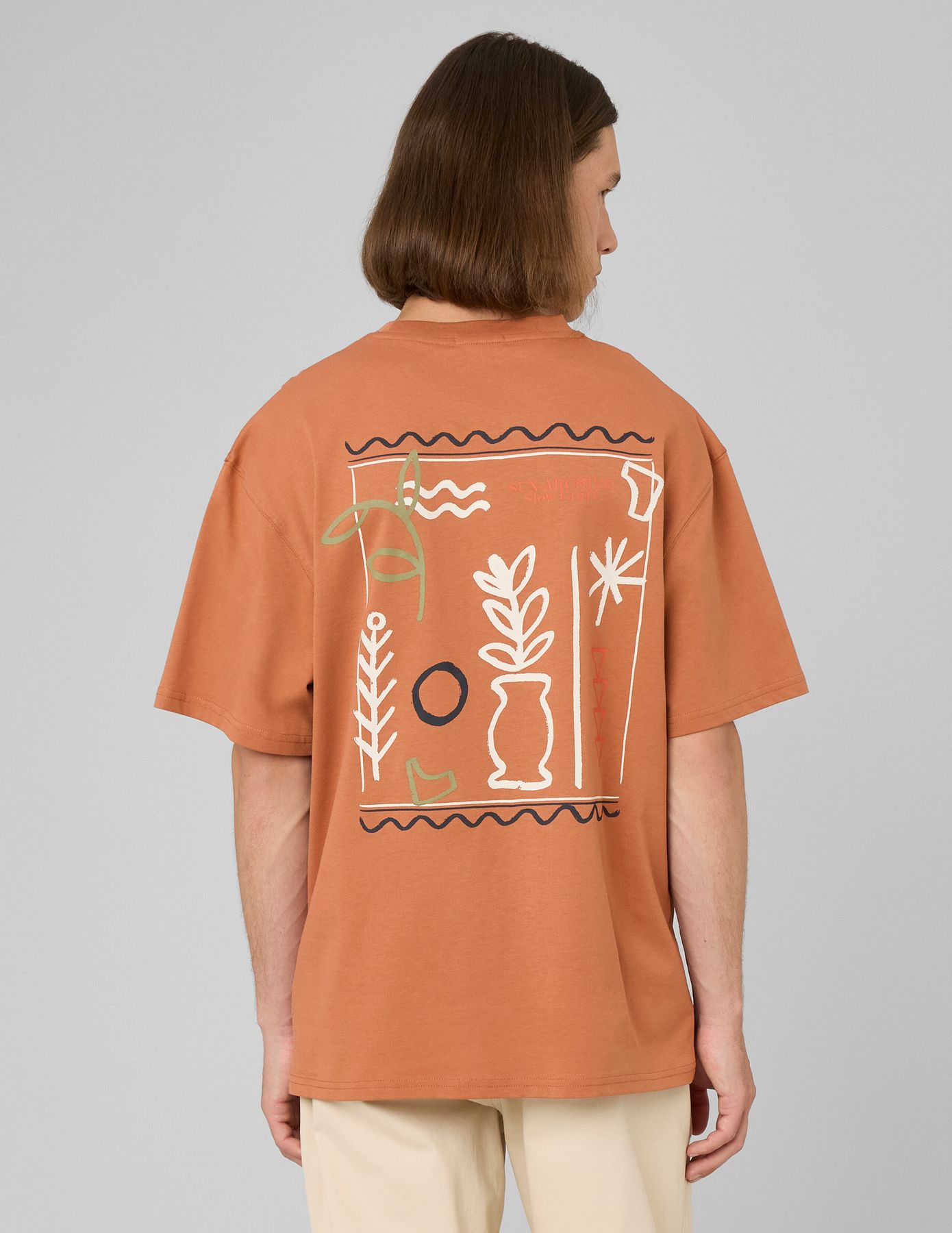T-shirt imprim&eacute; devant / dos