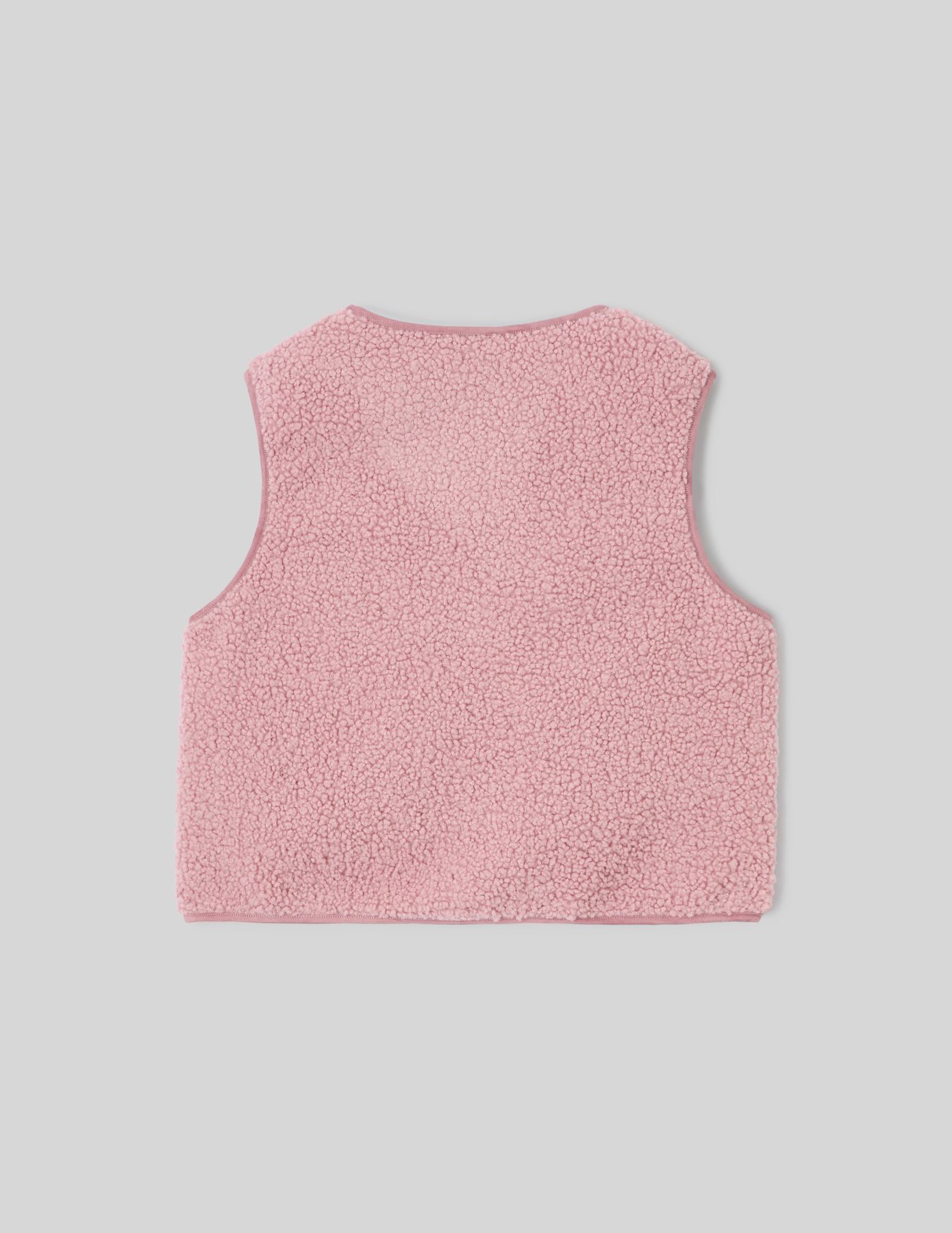 Gilet sans manches en sherpa