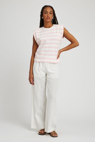 Pantalon fluide ajouré