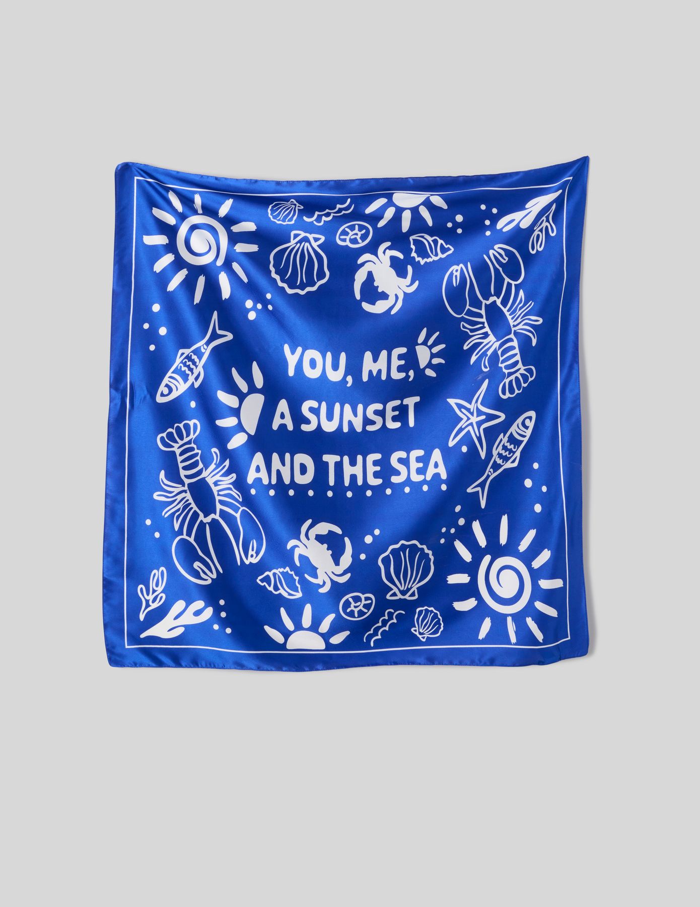 Grand foulard en satin