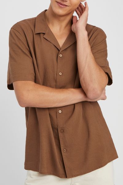 Chemisette en viscose lin