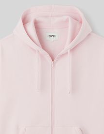 Sweat zippé à capuche