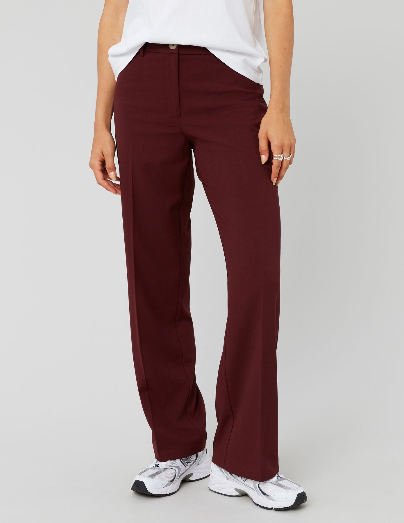 Pantalon tailleur droit