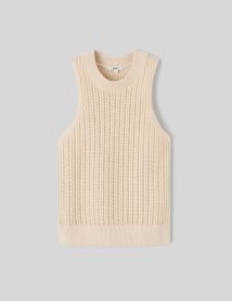 Débardeur en crochet pailleté