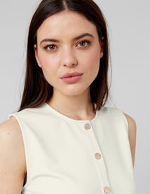 Débardeur boutonné