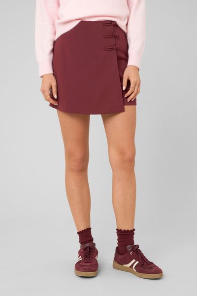 Jupe short en polyester recycl&eacute;