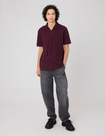 Polo maille fantaisie
