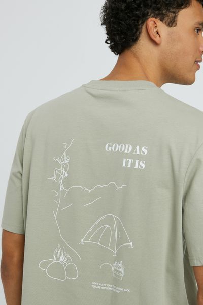 T-shirt imprim&eacute; devant dos