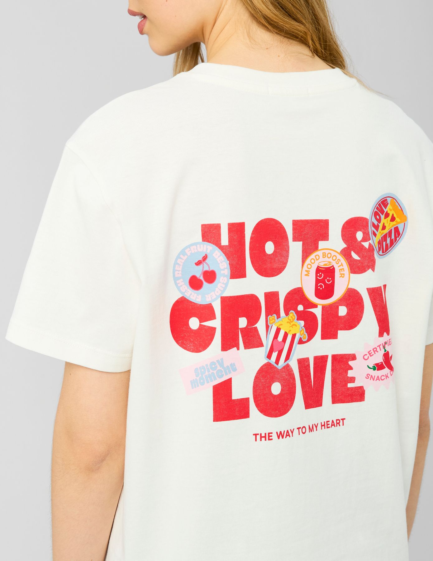 T-shirt imprim&eacute; devant/dos