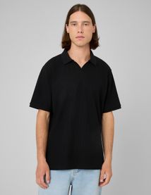 Polo maille c&ocirc;tel&eacute;e