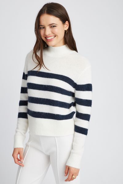 Pull col montant premium