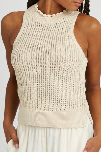 D&eacute;bardeur en crochet paillet&eacute;