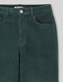 Pantalon straight velours