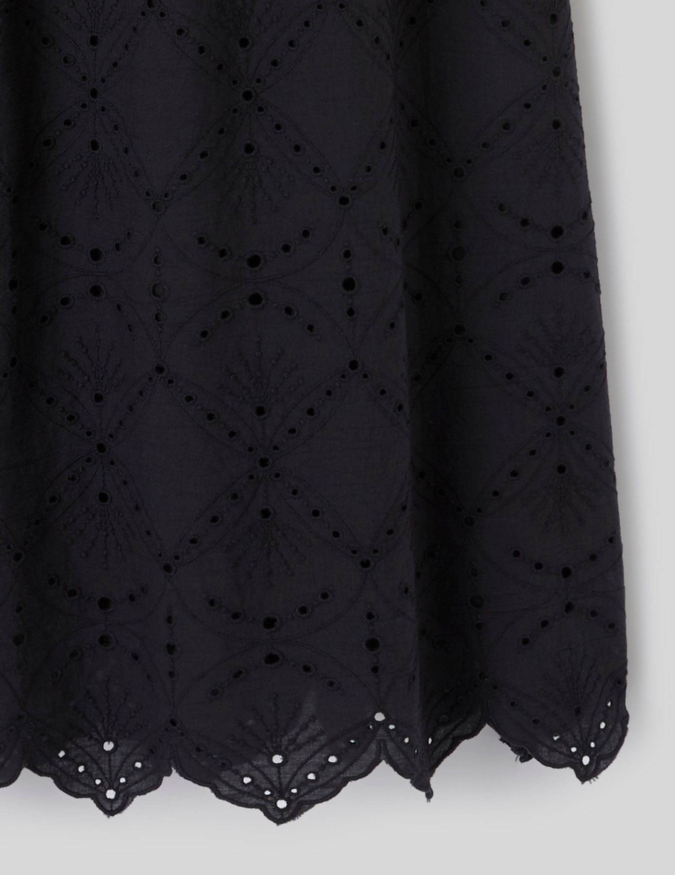 Jupe longue brod&eacute;e