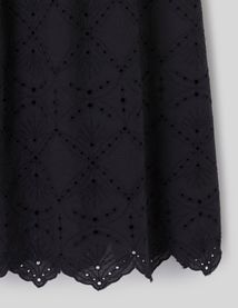 Jupe longue brod&eacute;e