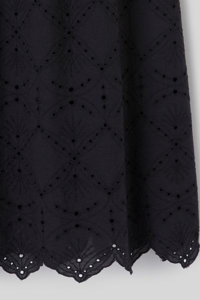 Jupe longue brod&eacute;e