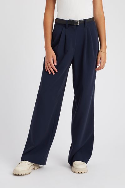 Pantalon tailleur &agrave; pinces