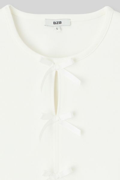 Top sans manches à nœuds