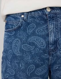 Jean loose paisley