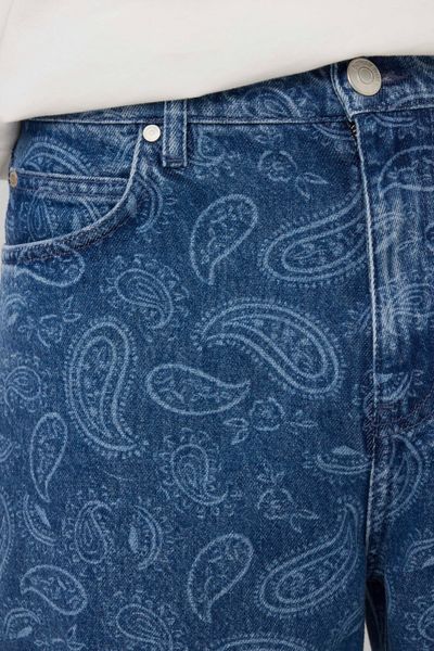 Jean loose paisley