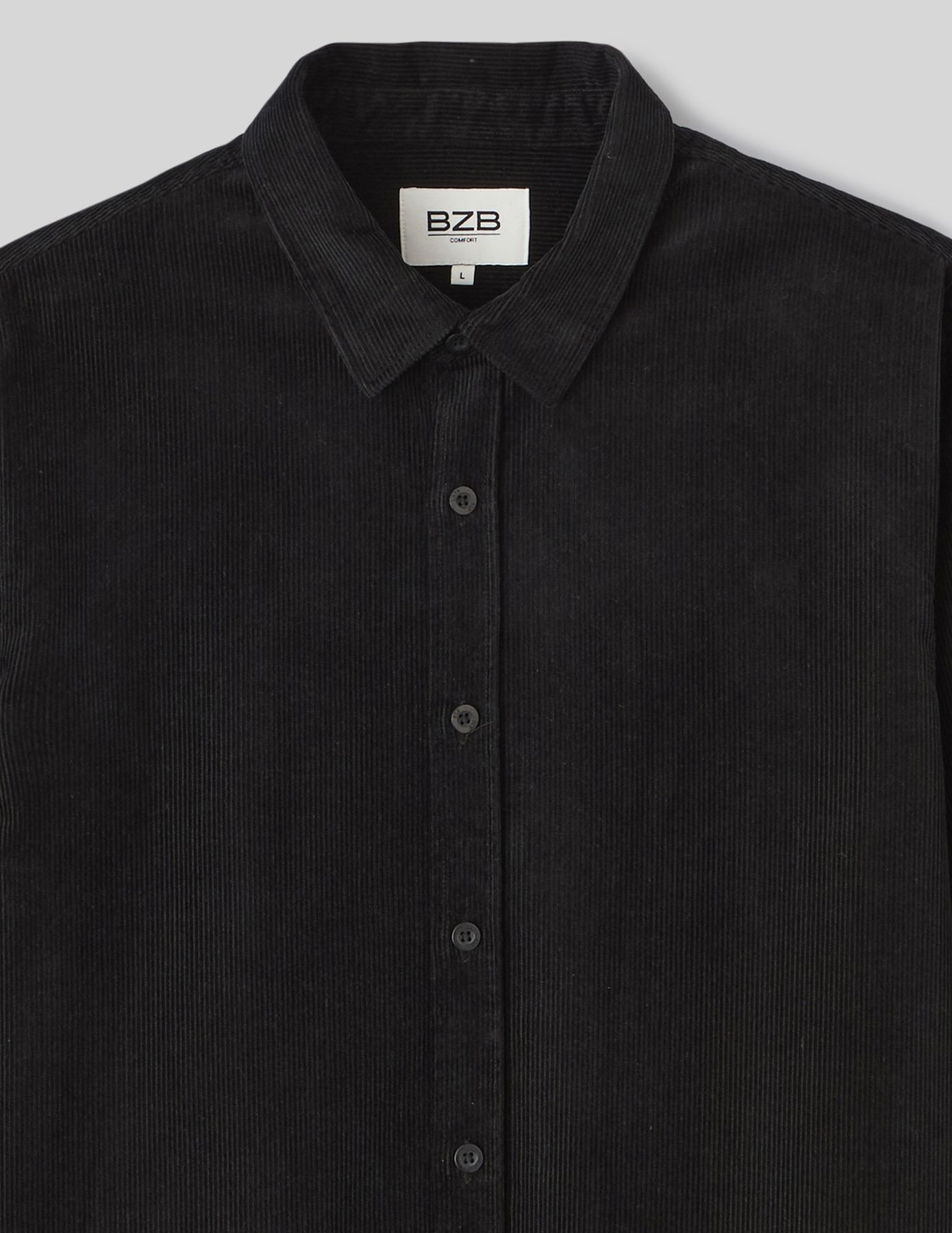 Chemise velours unie