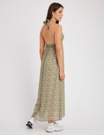 Robe longue imprimée