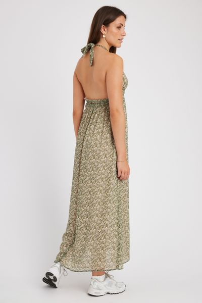 Robe longue imprimée