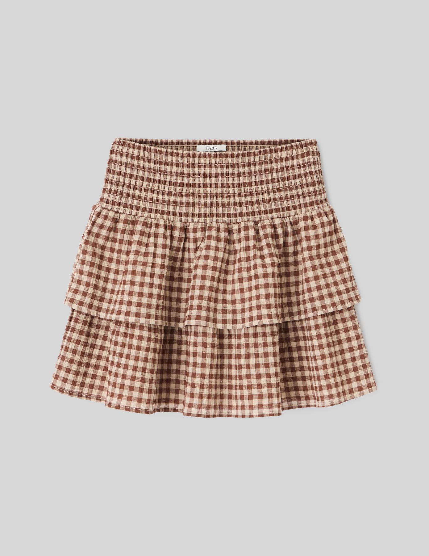 Jupe smocks vichy
