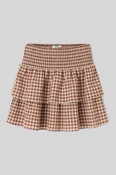 Jupe smocks vichy