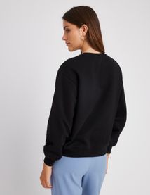 Sweat col rond brodé
