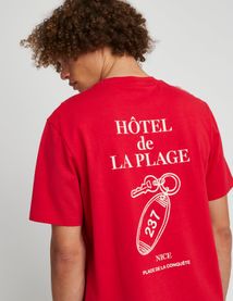 T-shirt imprimé devant dos