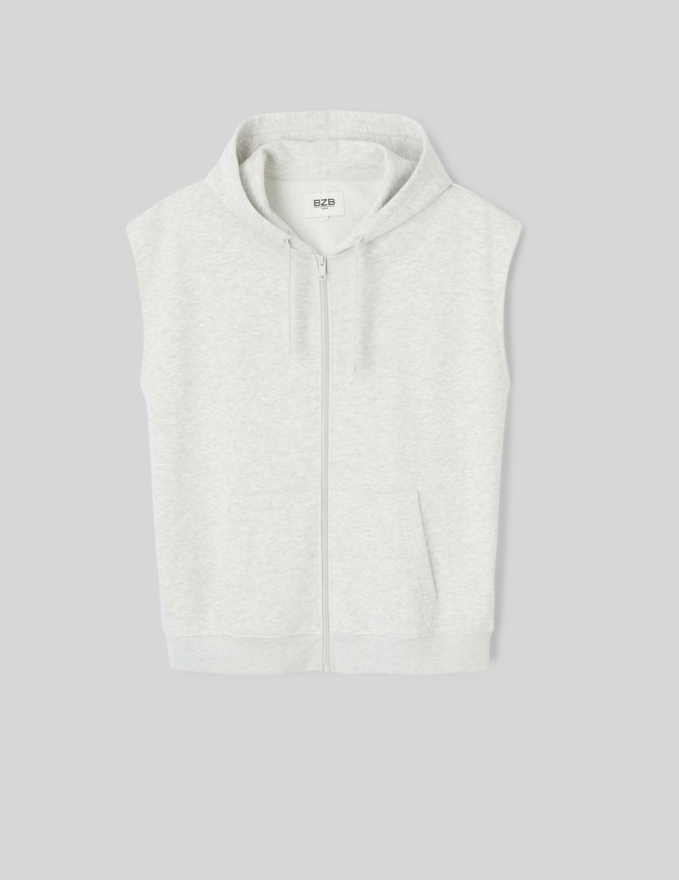 Sweat zippé sans manches