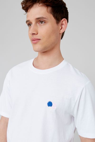 T-shirt brodé à message