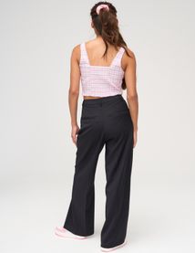 Top corset en tweed