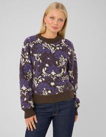 Pull jacquard floral