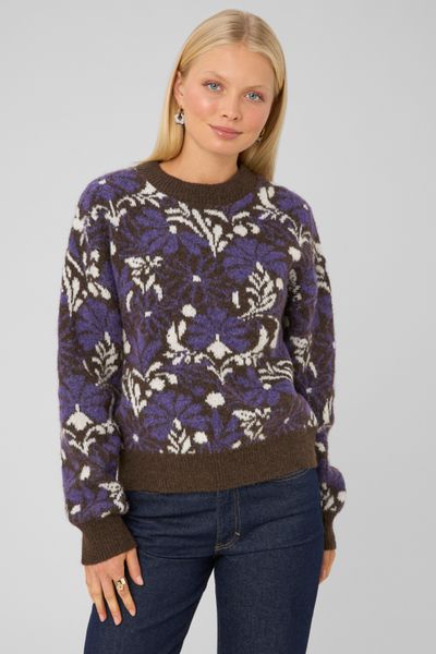 Pull jacquard floral