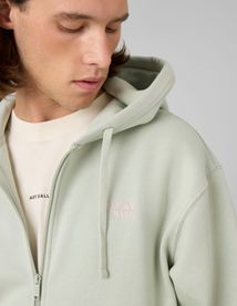 Sweat zipp&eacute; animation devant/dos